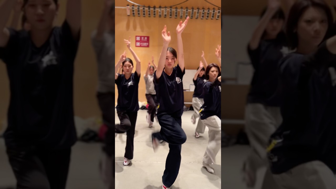 練習風景の一瞬👀 Watch a bit of our practice! #shorts