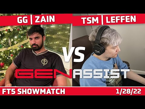 GG Zain (Marth) VS TSM Leffen (Sheik) - FT5 Showmatch - GenAssist Day 2