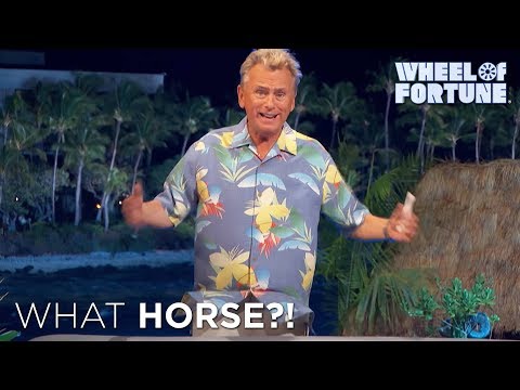Wheel of Fortune: Who said anything about a horse?!