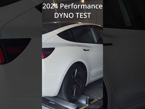 DYNO 2024 Model 3 Performance #dyno #teslamodel3performance