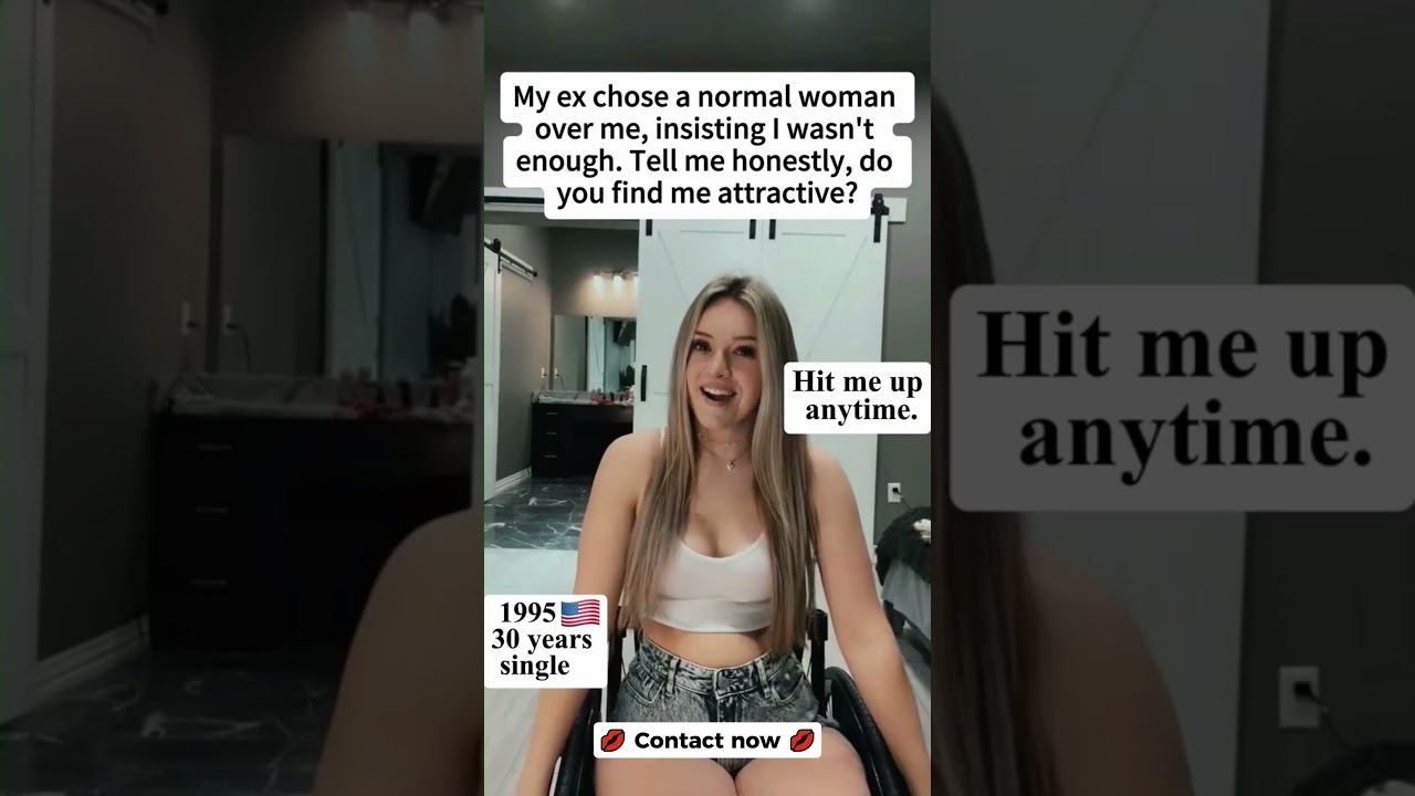 My ex chose a normal woman over me #disabled #lonelywoman #lonelygirl