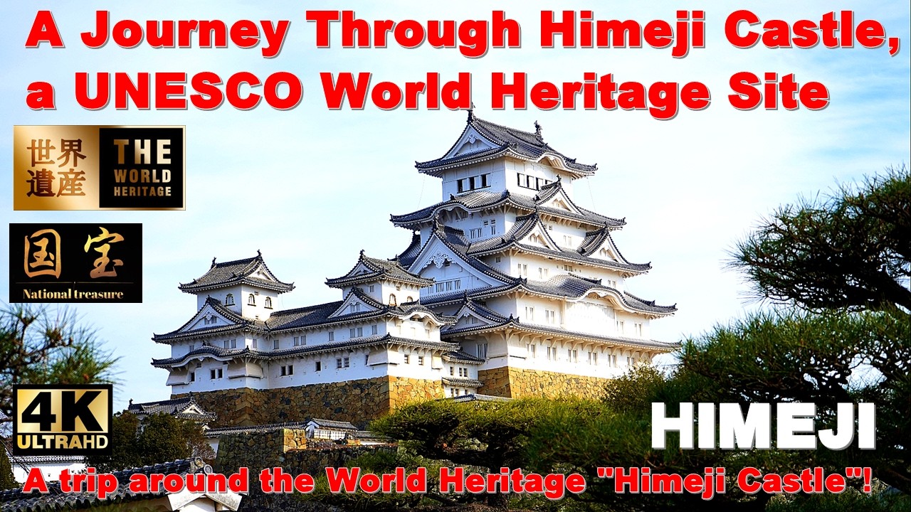 (Dubbed) Explore Himeji Castle in 4K – Japan’s Stunning UNESCO World Heritage Masterpiece”
