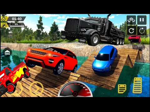 Car vs Impossible Bridge Beamng Drive - Loop Bridges High Speed car - Drive in Car Crash Game