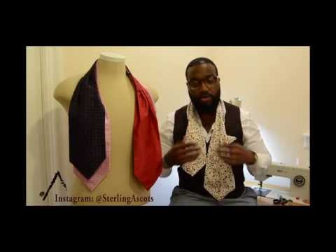 How to tie an Ascot (Cravat) - Sterling Ascots