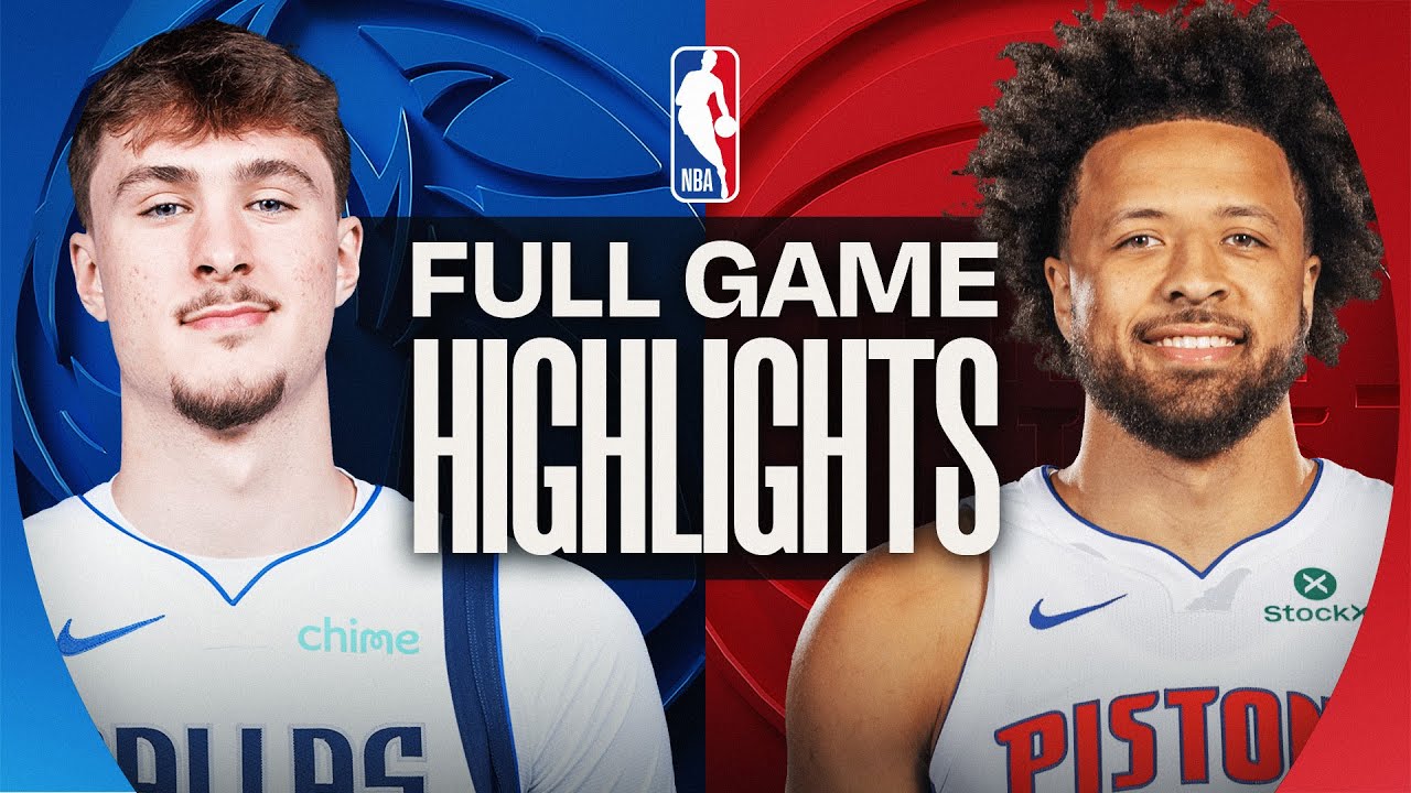 MAVERICKS at PISTONS | FULL GAME HIGHLIGHTS | November 1, 2025