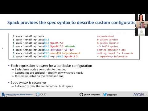 CC Tech Talk - Spack: A package manager for HPC