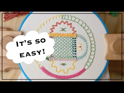 You Don't Have to Stitch Straight! Zig Zag Chain Stitch