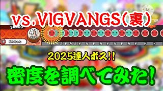 【密度調べ#385】新時代の達人ボス曲！？vs.VIGVANGS(裏)の密度を調べてみた！【25達人ボス】
