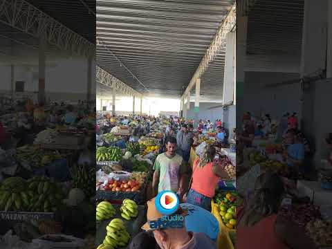 Feira pública municipal na cidade de Macaúbas na Bahia!