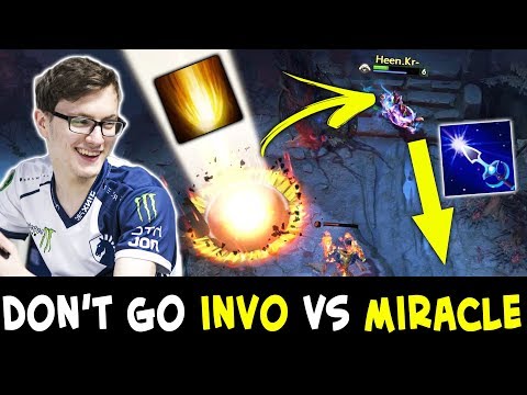 Don't go INVOKER vs MIRACLE on mid — OUTPLAYED with Mirana