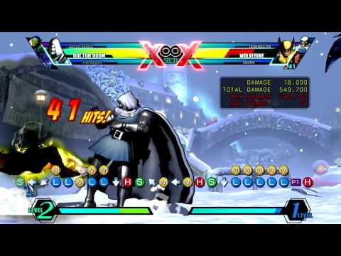 [UMVC3] Team Apologyman universal corner sideswitch combo (950K damage, -0.3 meter)