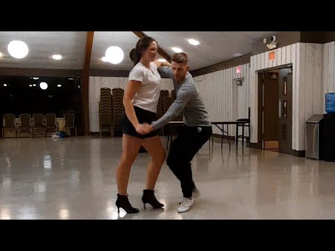 Practicing Salsa Combos to Fuego A La Jicotea by Marvin Santiago