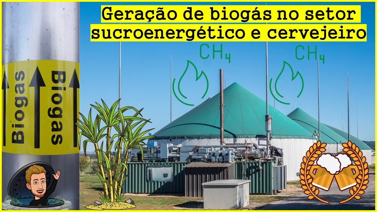 Geração de biogás a partir de rejeitos da indústria cervejeira e sucroenergética