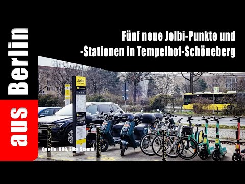 Fünf neue Jelbi-Punkte und -Stationen in Tempelhof-Schöneberg
