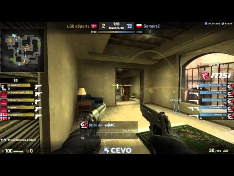 LGB eSports vs Gamers2 Game 1 (CEVO-P CS:GO Season 7) - Helium & Launders