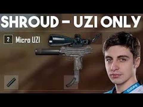 SHROUD UZI ONLY CHALLENGE - Shroud Solo Win - 12 Kills  (twitch,pubg,instant win games)