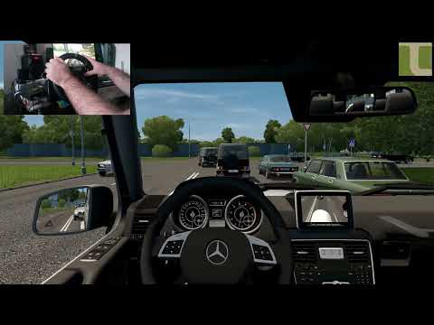 Mercedes-Benz G-Class W463 - City Car Driving (2K 60FPS) [Steering Wheel Gameplay]