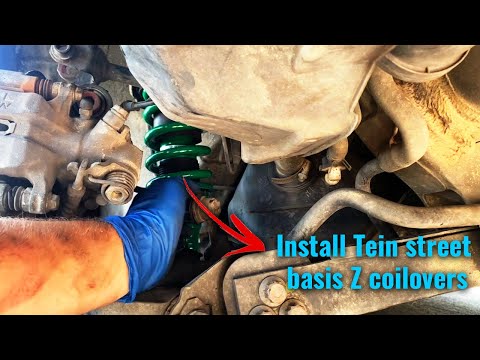 How to install Tein street basis Z coilovers on your 02-04 Acura RSX