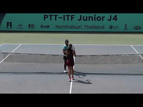 สลักทิพย์ อุ่นเมือง vs มาหยา บุญญาอรุณเนตร      # PTT - ITF JUNIOR J4