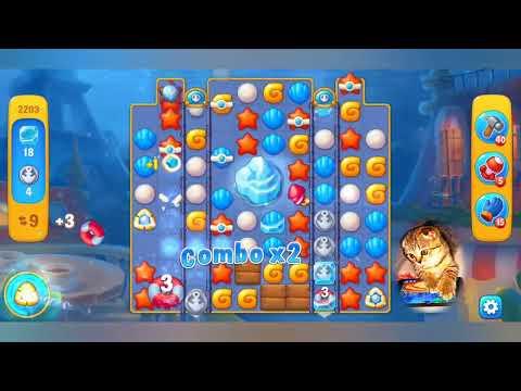 Fishdom 2022, no Boosters,  2203  level  -  прохождение без бустеров,  2203  уровень.