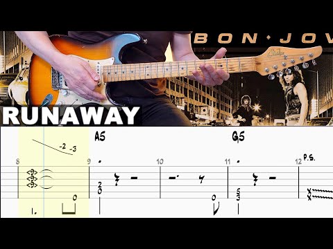 Bon Jovi - Runaway | Guitar cover WITH TABS |