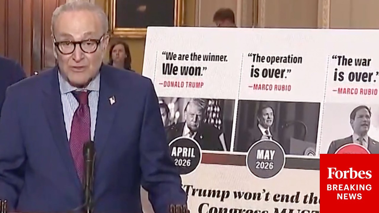 Video | BREAKING NEWS: Chuck Schumer Absolutely Torches Trump, Cabinet After U.S.-Iran Deal Announced