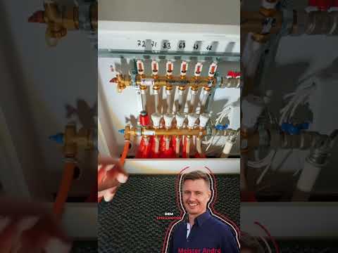 Fußbodenheizung, bleibt kalt! Was kann ich tun? Dieses Video hilft!  #handwerk #reparatur #heizung￼