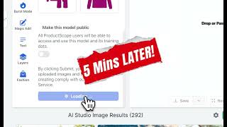 SKIMS Fashion shoot on ProductScope AI