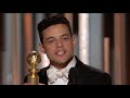HD 2019 Golden Globes Rami Malek & Bohemian Rhapsody Best Actor and Best Motion Picture