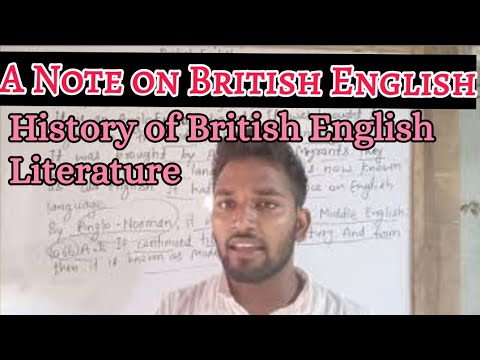 , title : 'A Note on British English | ब्रिटिश इंग्लिश। History of English language.Old middle and modern Eng.'