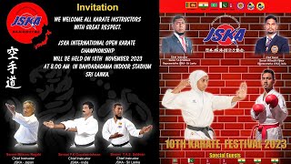 JSKA INTERNATIONAL OPEN KARATE CHAMPIONSHIP 2023