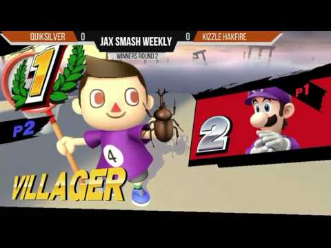 Jax Smash Weekly 4/21/16 - Quiksilver(Luigi) Vs. Kizzle Hakfire(Villiger) WQ