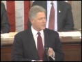 President Clinton The 1996 State Of Union Address January 23 1996
