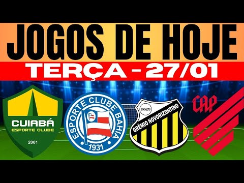 💥IMPERDÍVEL!!! VAI COMEÇAR O CAMPEONATO BRASILEIRO NOS JOGOS DE HOJE TERÇA-FEIRA 27/01/2026