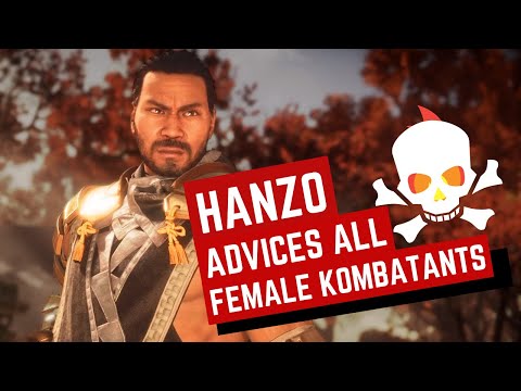 Scorpion has an advice for each female Kombatants in MK11 | MK11 Scorpion INTROs with Females |