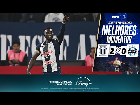Gols e lances de Alianza Lima x Grêmio