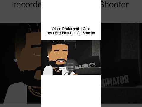 When Drake and J Cole Recorded First Person Shooter | Jk D Animator