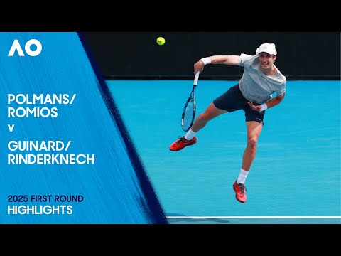 Polmans/Romios v Guinard/Rinderknech Highlights | Australian Open 2025 First Round