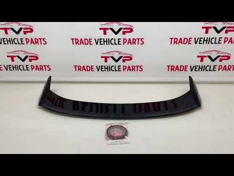 Fits VW Scirocco 2008-2014 Rear Roof Boot Lip Spoiler Gloss Black Standard Models video