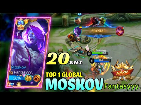 93% win rate moskov maniac - Build Top 1 Global Moskov by Fantasyyy. - Mobile Legends