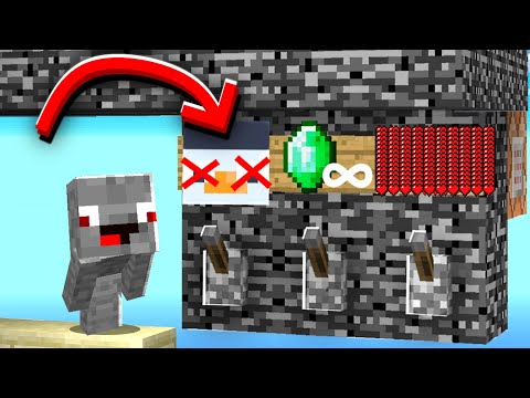 geheimer OP Command Schalter versteckt 😂 in Minecraft LUCKY BLOCK BEDWARS