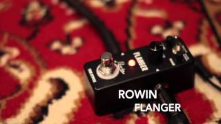 Video thumbnail for ROWIN FLANGER PEDAL by Hubtone.com.au