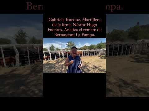Gabriela Iturrioz. Martillera de NÉSTOR HUGO FUENTES EN BERNASCONI LA PAMPA. Con Rubén Berman