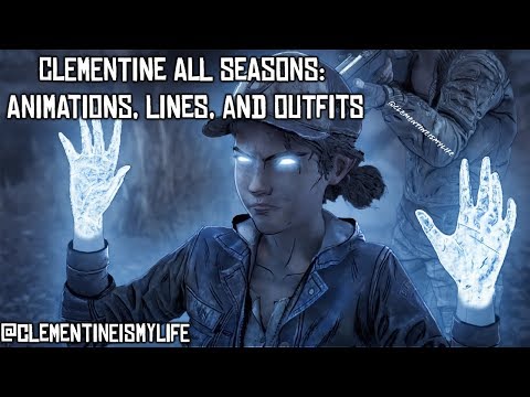 The Walking Dead Definitive Edition - All Clementine Animations