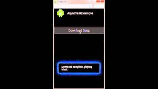 Android AsyncTask Tutorial Demo
