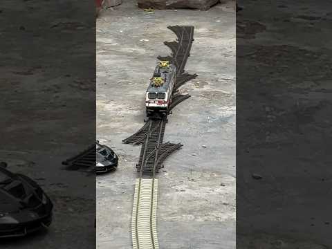 WAP-7 on Metal Track 🔥 #train #modeltrains #indianrailways #handmade #wap7 #shorts