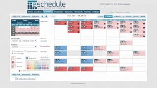 eSchedule Tutorial - Advanced Employee Scheduling