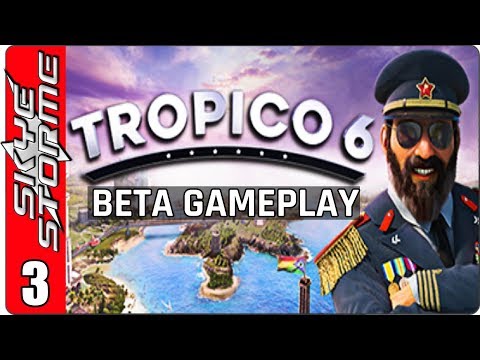 TROPICO 6 BETA GAMEPLAY ◀Penultimo of the Caribbean Mission - Part 1▶(New Tycoon Strategy Game 2018)
