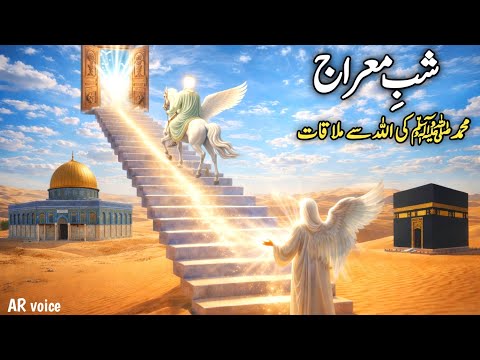 Shab e Meraj Ka mukammal waqia | Muhammad ﷺ ne Allah ko kaise Dkha | 27 Rajjab | AR voice