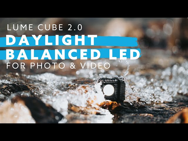 Video Teaser für Lume Cube 2.0 Product Overview - Daylight Balanced LED Light For Photo, Video, & Content Creators